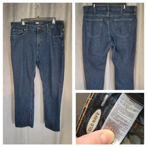 Mens 38x32 Old Navy Straight Jeans